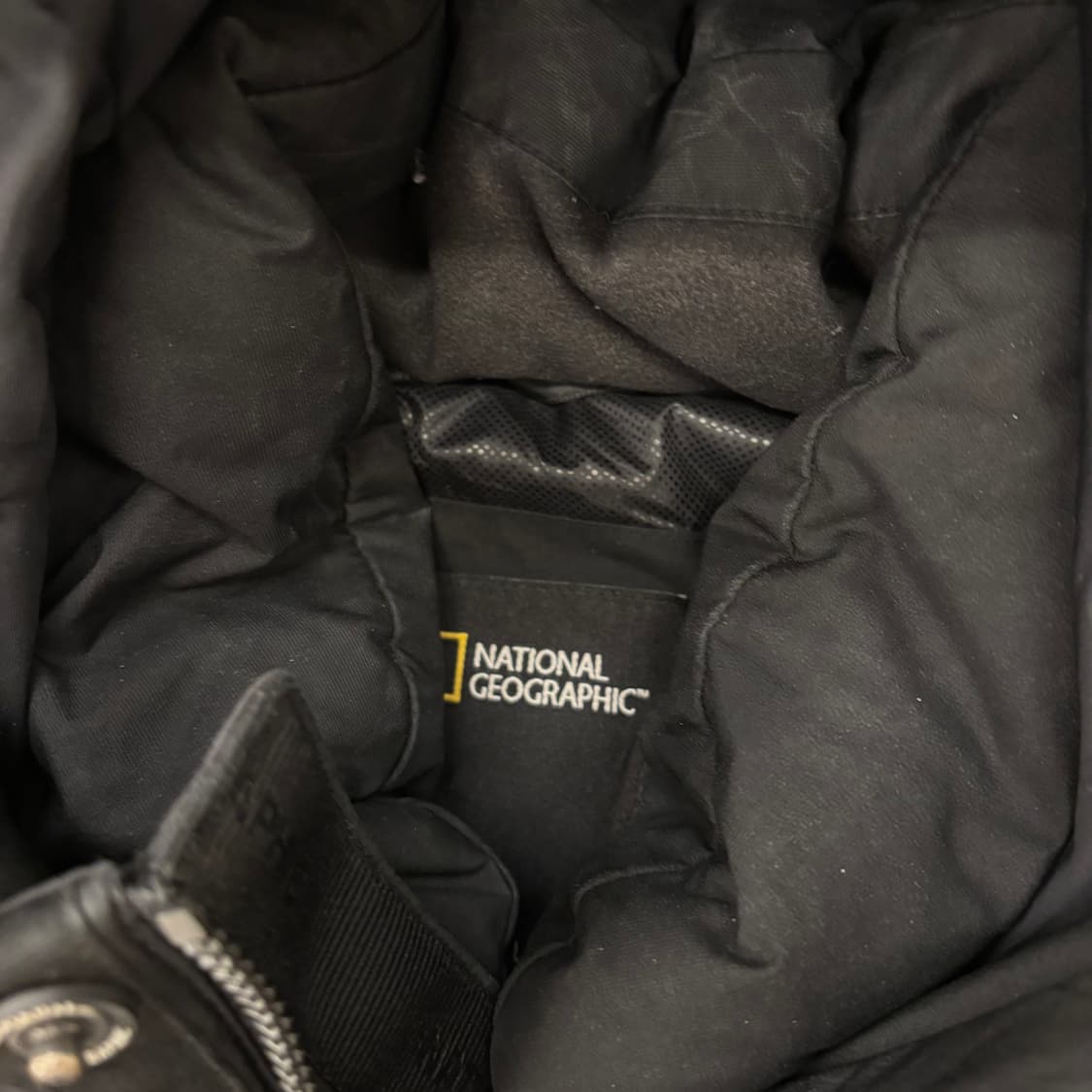 내셔널지오그래픽 빅로고 구스다운 롱패딩 상품이미지4