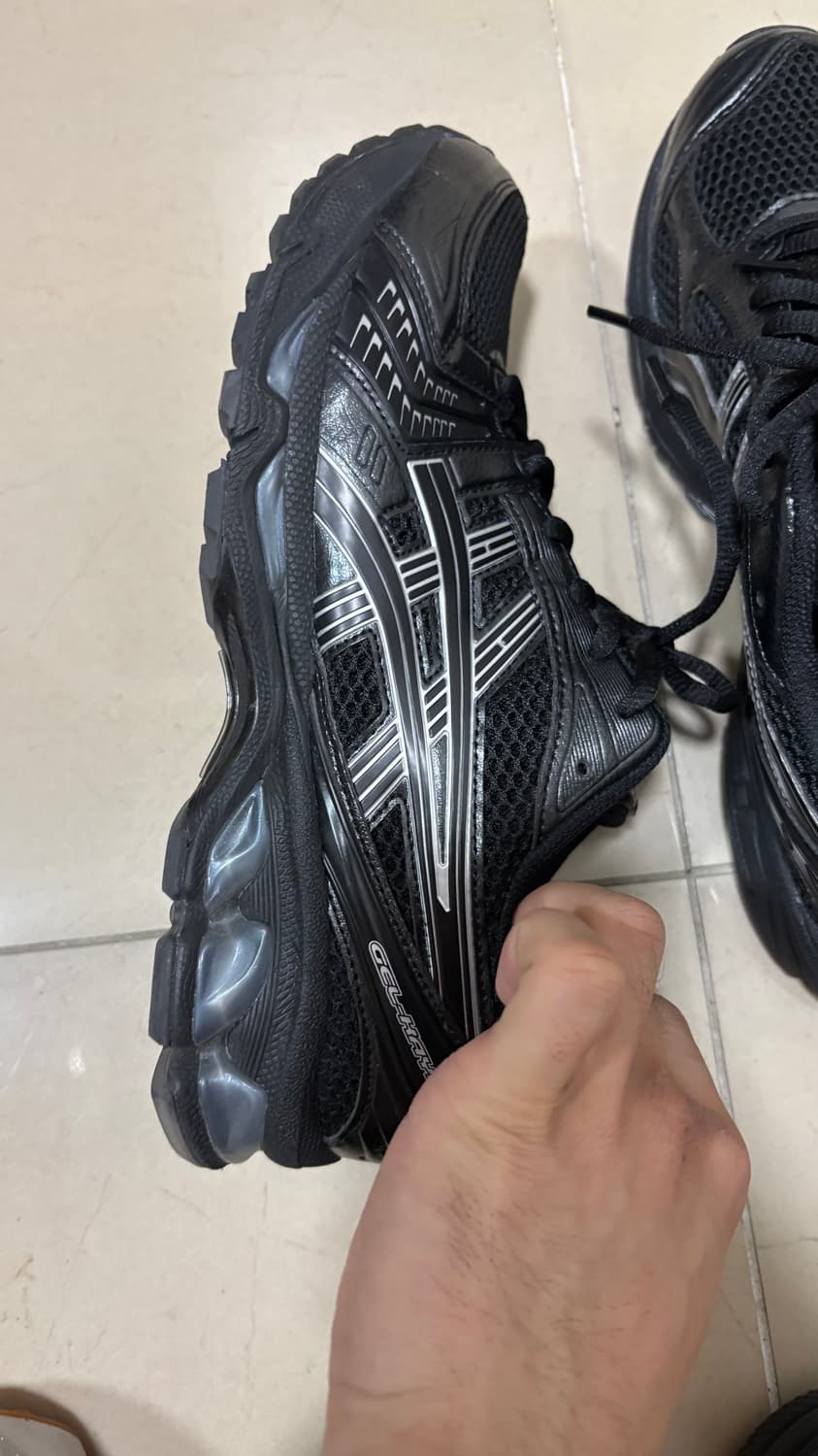 아식스 젤카야노14 블랙 퓨어실버 상품이미지2