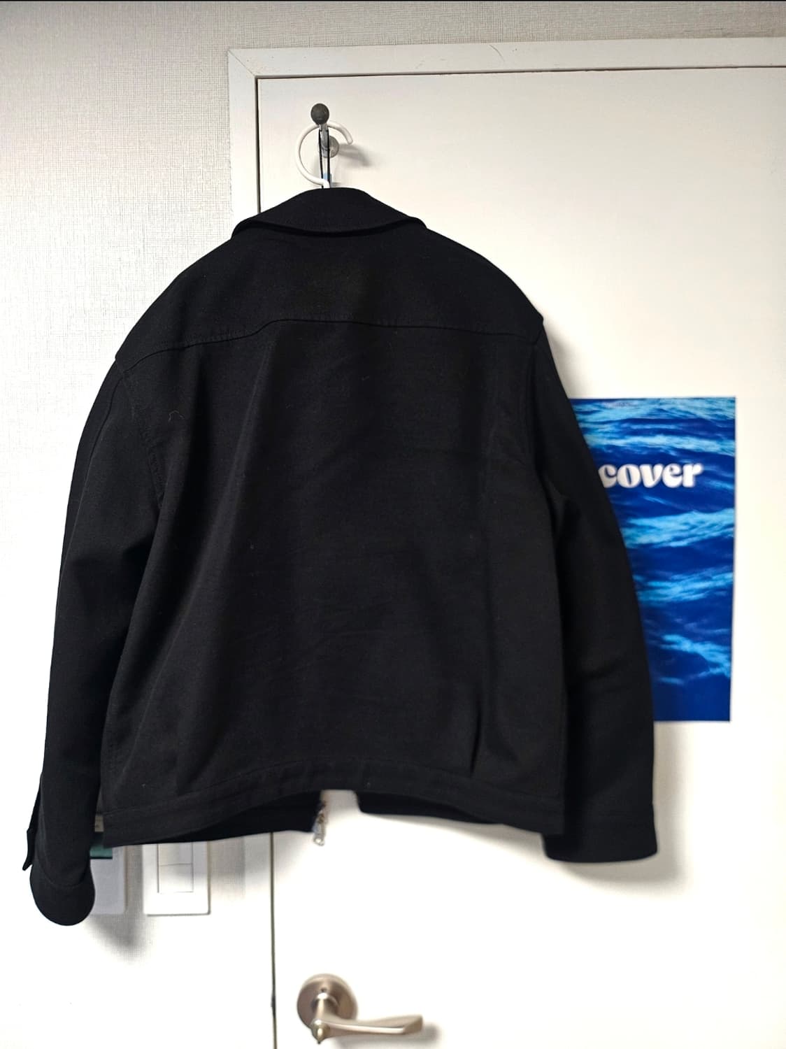 세터 테오 프리미엄 옥스퍼드 프렌치 워크 자켓 블랙 XL 상품이미지6