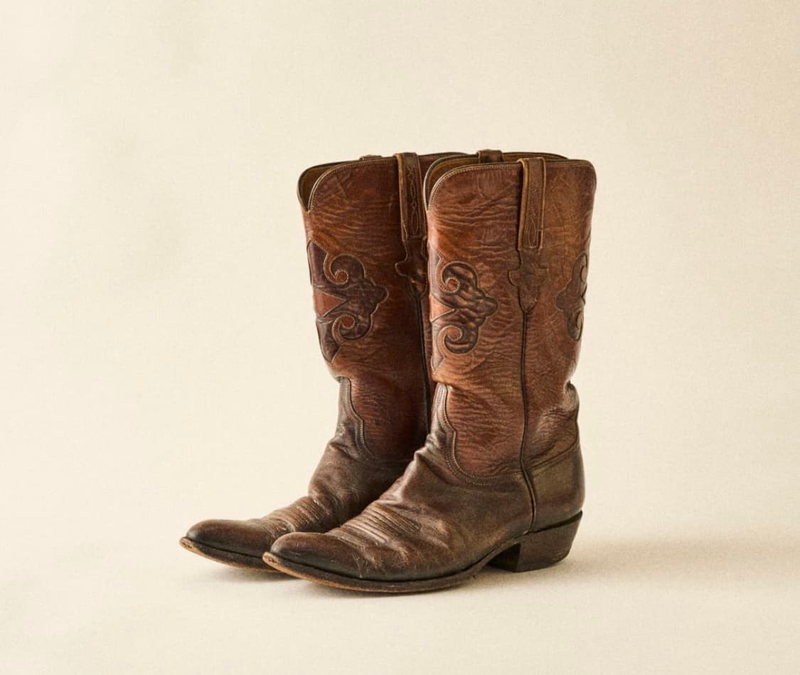 루케이시 Lucchese 웨스턴 부츠 9D black cherry 상품이미지1