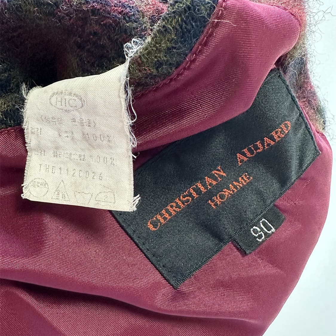 크리스찬어워즈 울 체크 블루종 상품이미지4