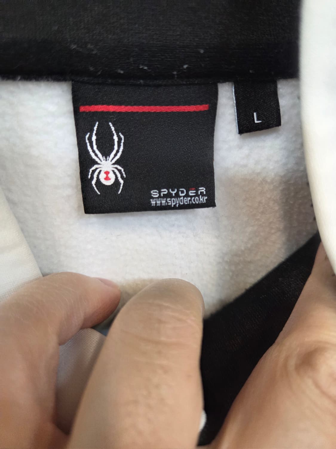 스파이더 스키팀 레플리카 us 기모 집업자켓 L 상품이미지3