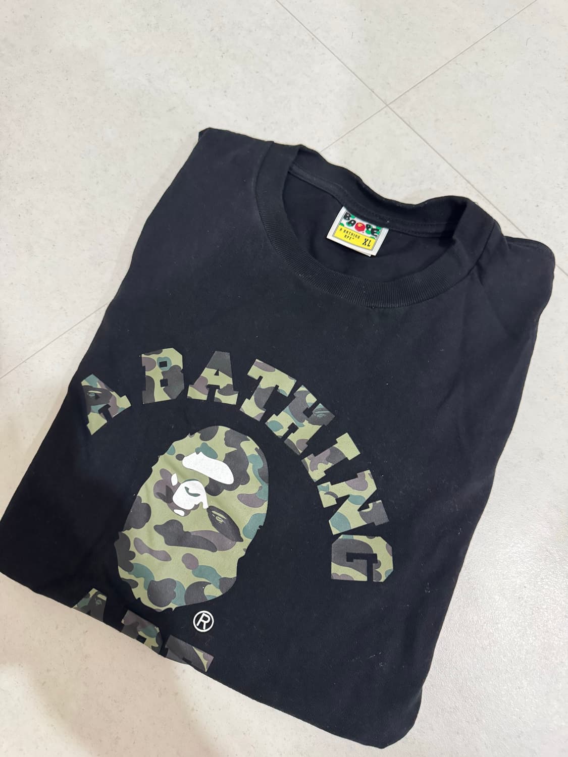 베이프 카모컬리지 반팔티셔츠 상품이미지1