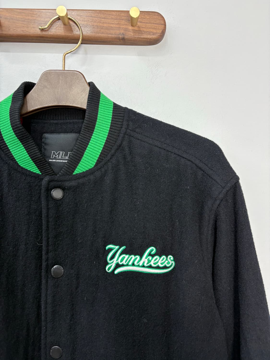 MLB 레인보우 울 솔리드 야구재킷 A1995 상품이미지3