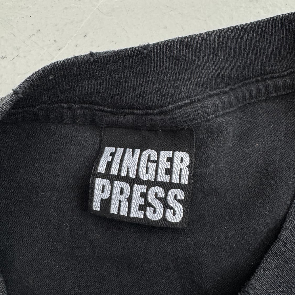 도넛리벤지 fingerpress 빈티지 반팔 티셔츠 상품이미지7
