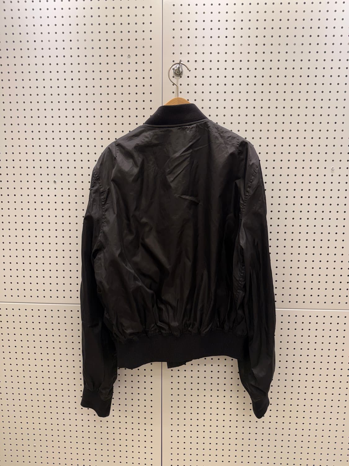 알파인더스트리 MA-1 블루종 자켓 블랙 U1117 상품이미지3