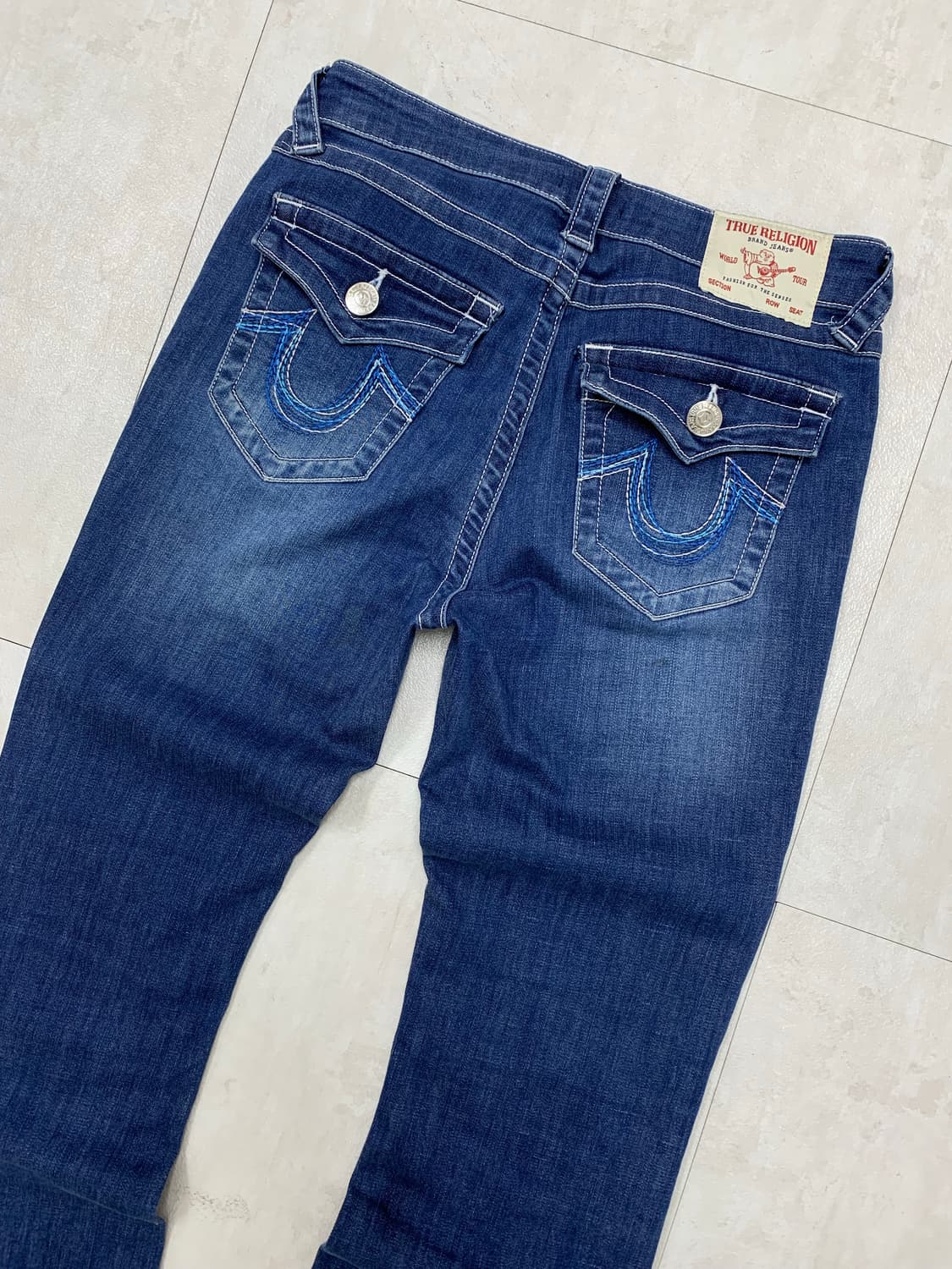 트루릴리전 와이드 부츠컷 데님 팬츠 #653 상품이미지9