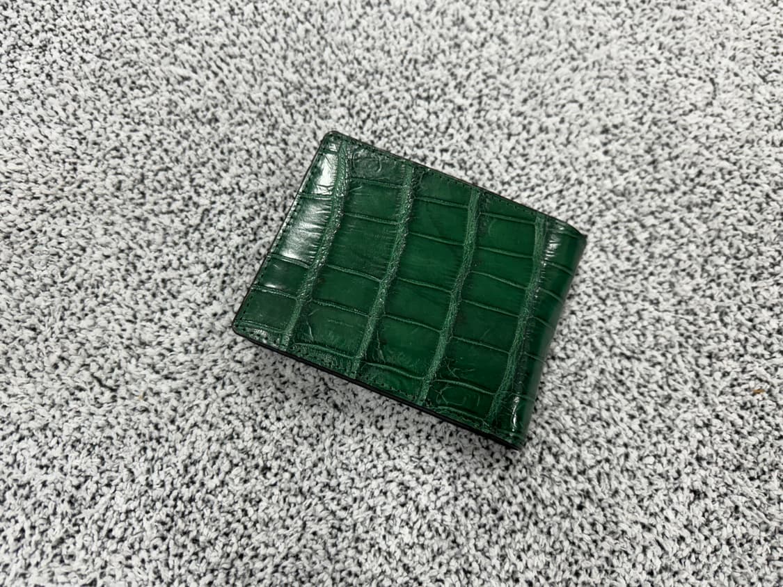 [새상품] 리얼 악어가죽 반지갑 상품이미지2