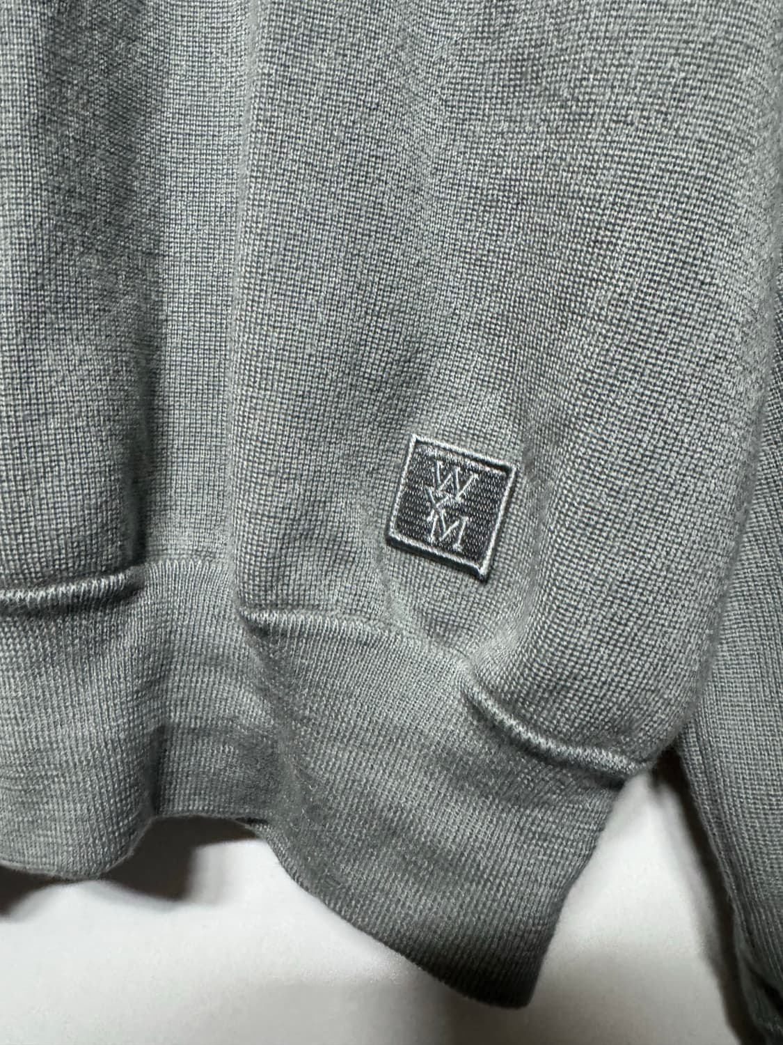 48 우영미 스퀘어 텍션지 니트 상품이미지4