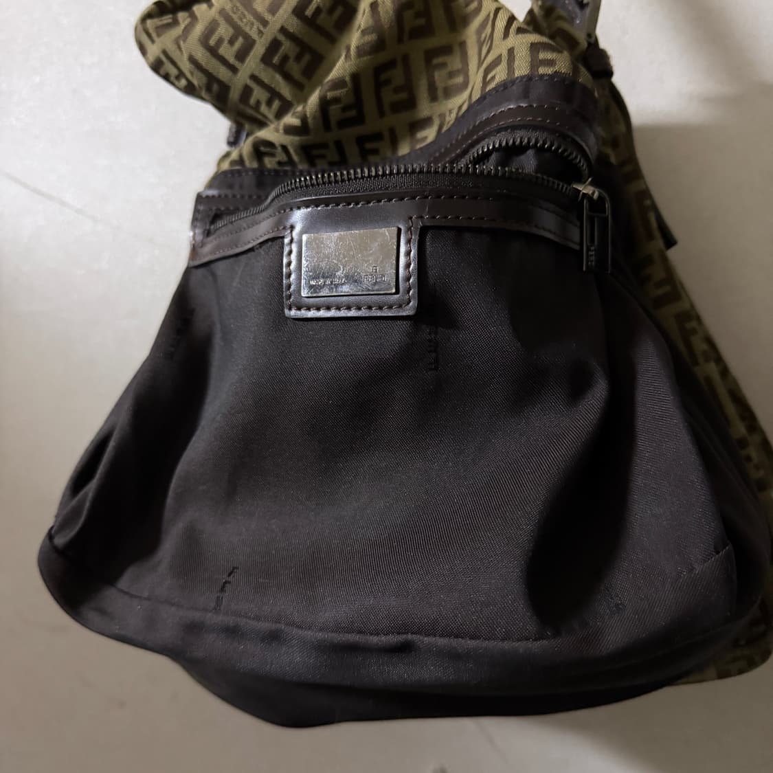 빈티지 펜디 주카패턴 FF 로고 맘마 숄더&토트백 상품이미지7