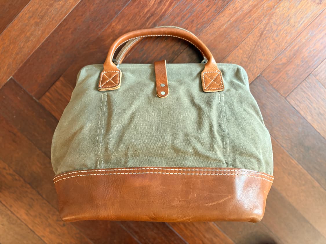 Wood & Faulk 빈티지 여행용 토트백 상품이미지3