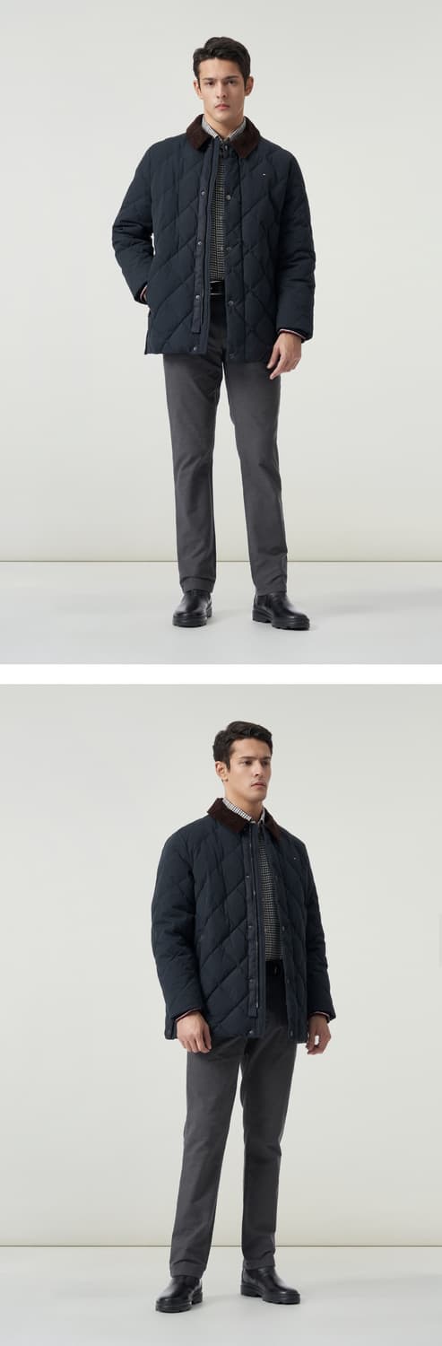 타미힐피거 다이아몬드 퀼티드 구스다운 자켓 95 상품이미지5