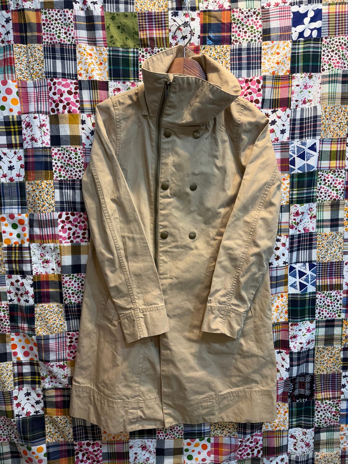 투버튼 롱 트렌치코트 🐆 상품이미지5