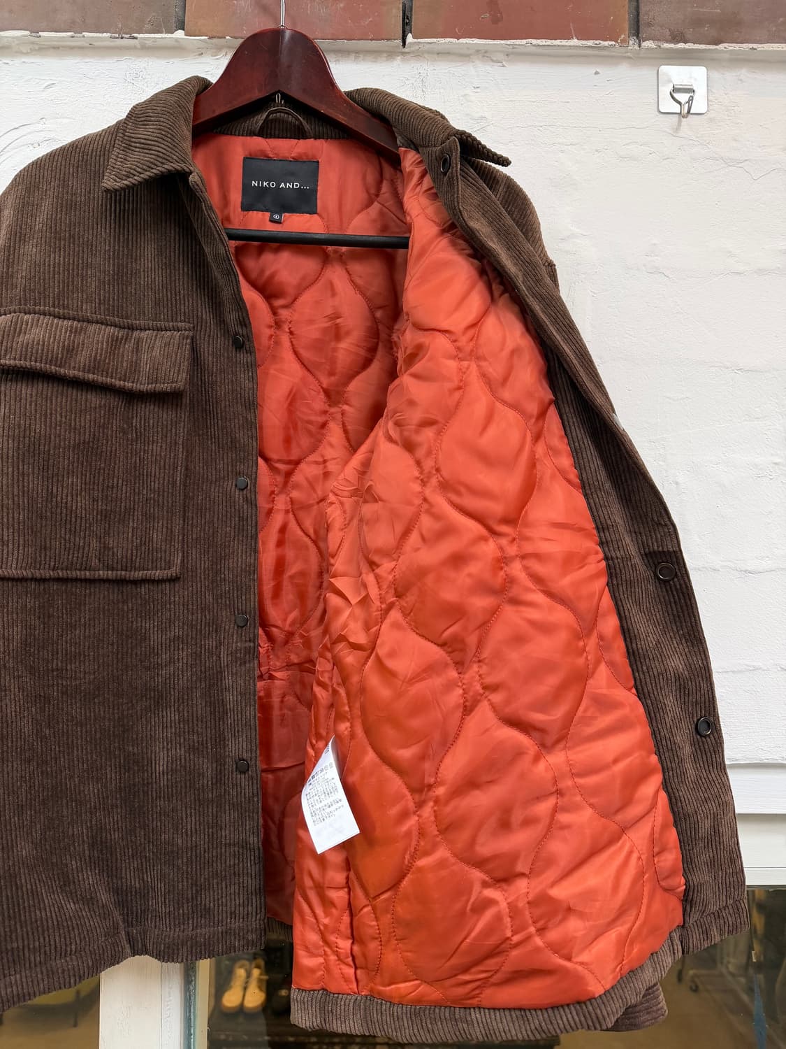 Niko and 코듀로이 퀼팅 자켓 브라운 4 상품이미지4