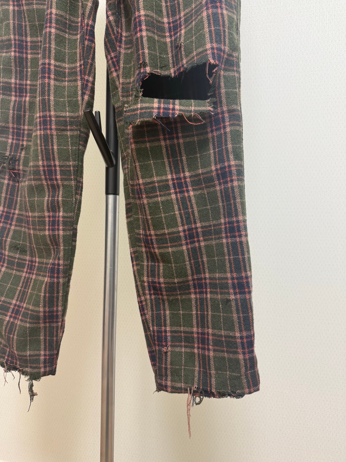 빈티지 otherfit 플란넬 체크 팬츠 상품이미지5