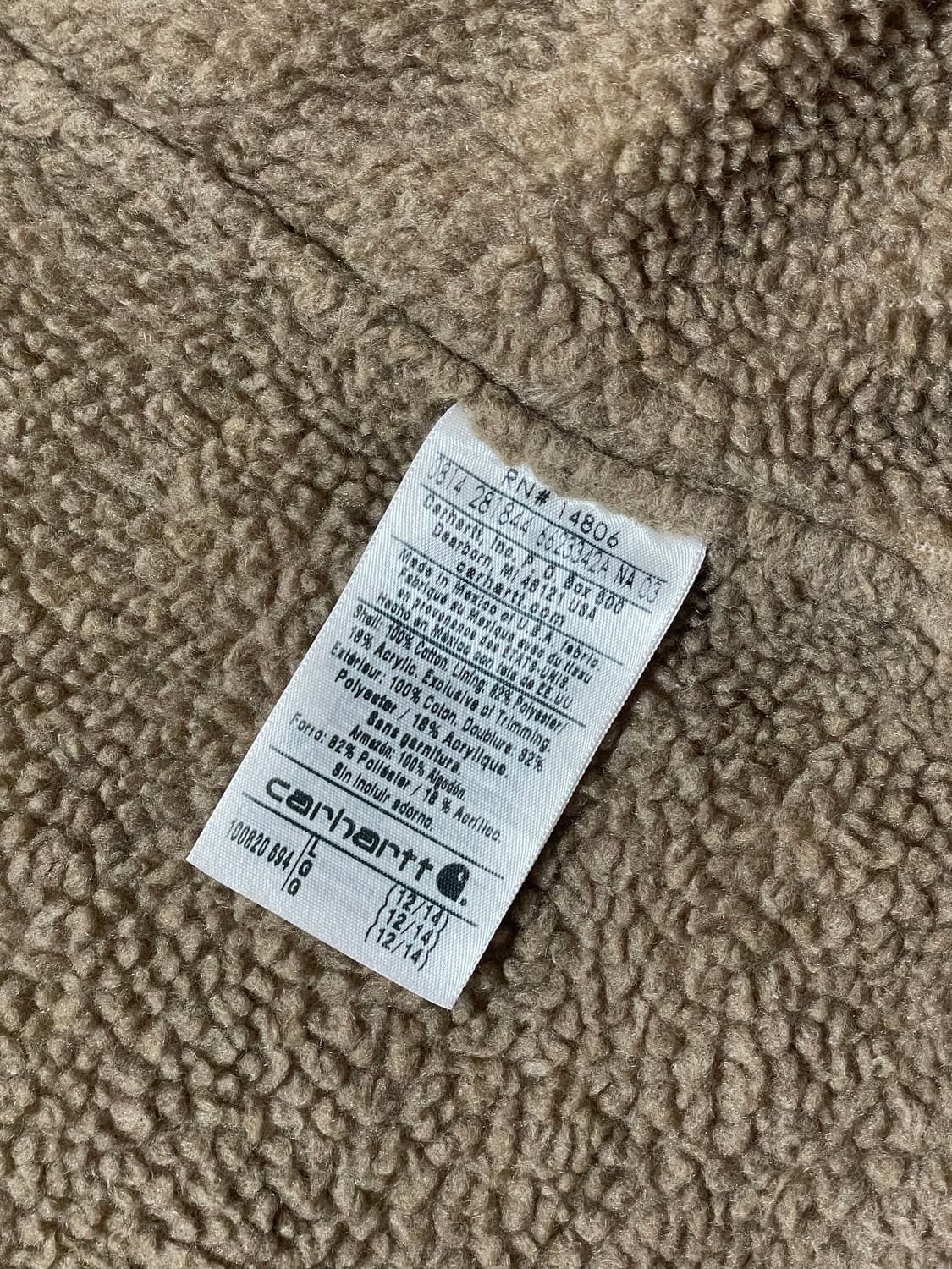 칼하트 양털 조끼 상품이미지4