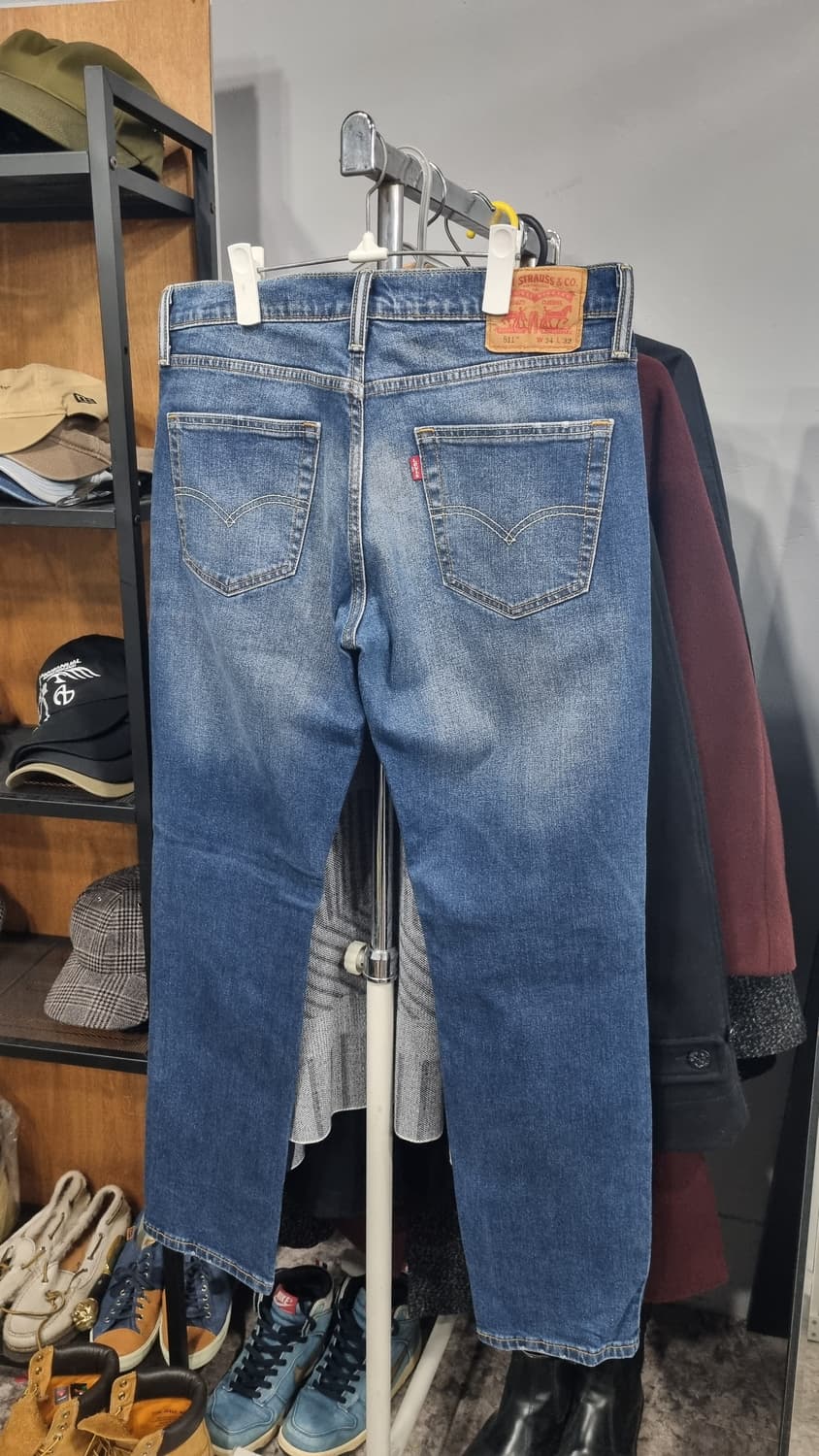 levis 511 슬림 스판 34사이즈 남성용 청바지 2번착용 상품이미지3