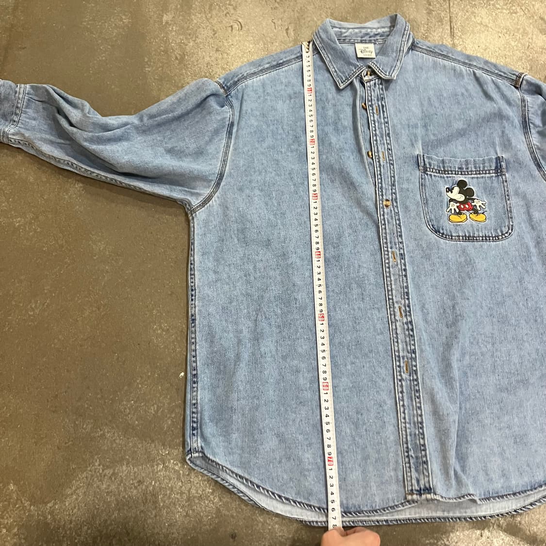N26 90s 디즈니 미키마우스 데님 청셔츠 상품이미지5