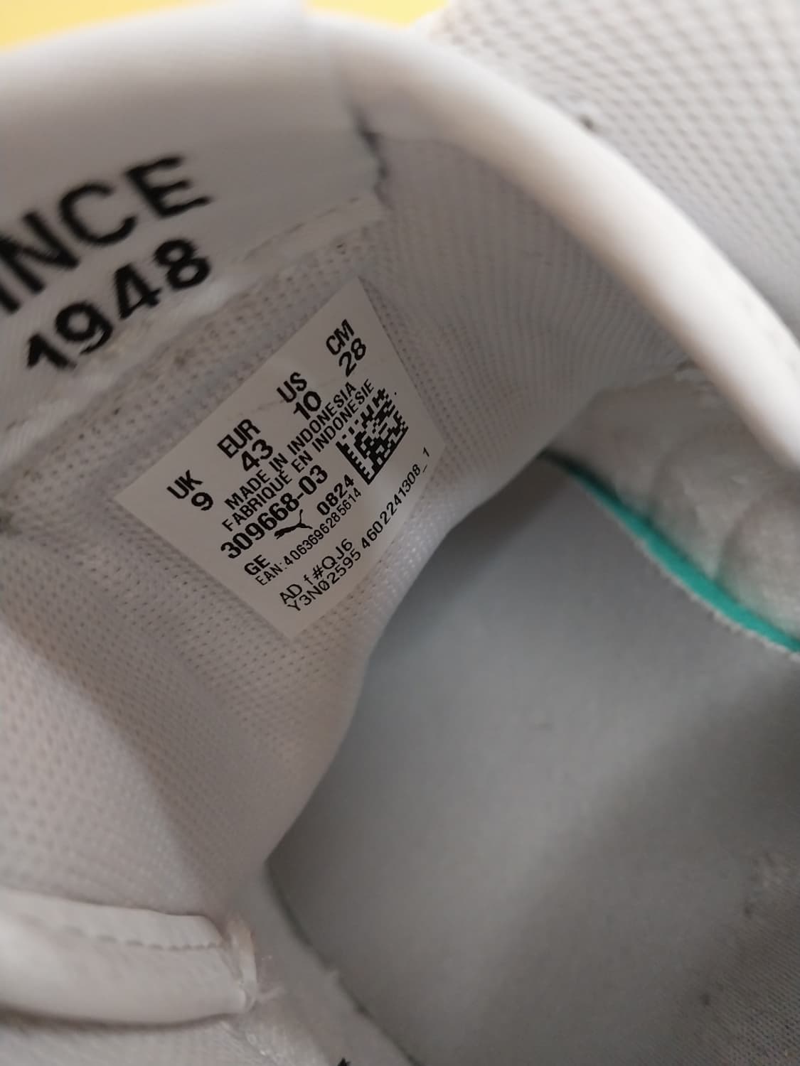 남성 푸마 셔플 화이트블랙 운동화 (280) 상품이미지9