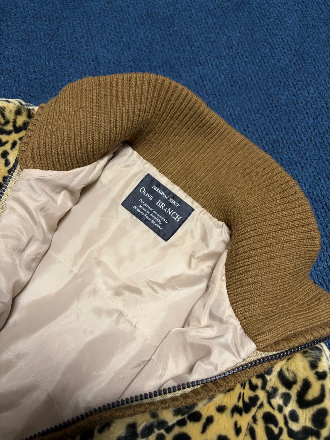 Olive branch 일본 빈티지 레오파드 털자켓 상품이미지3