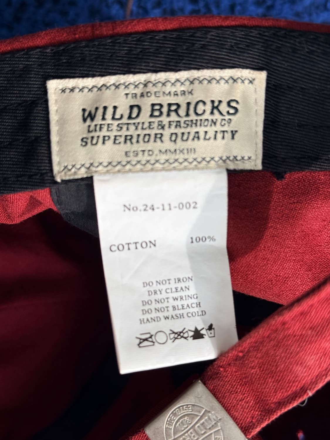 와일드 브릭스 CT FARMERS MARKET CAP 다크 레드 상품이미지4