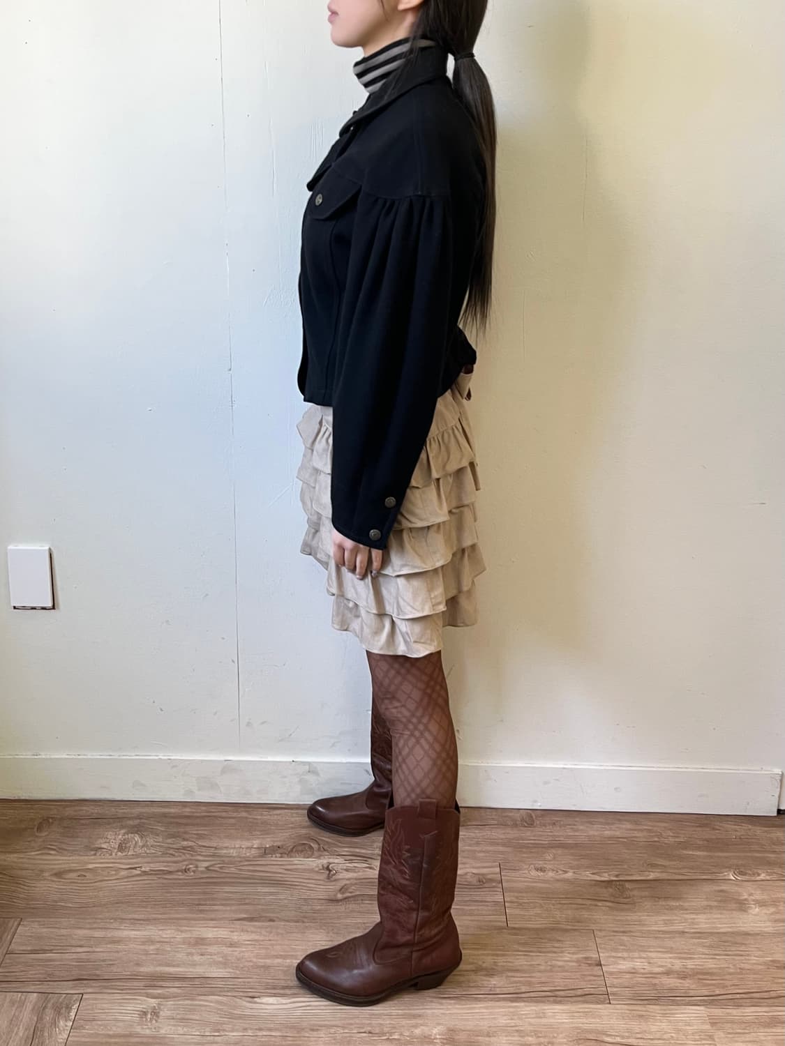 KENZO 셔링 트위드 자켓 상품이미지8