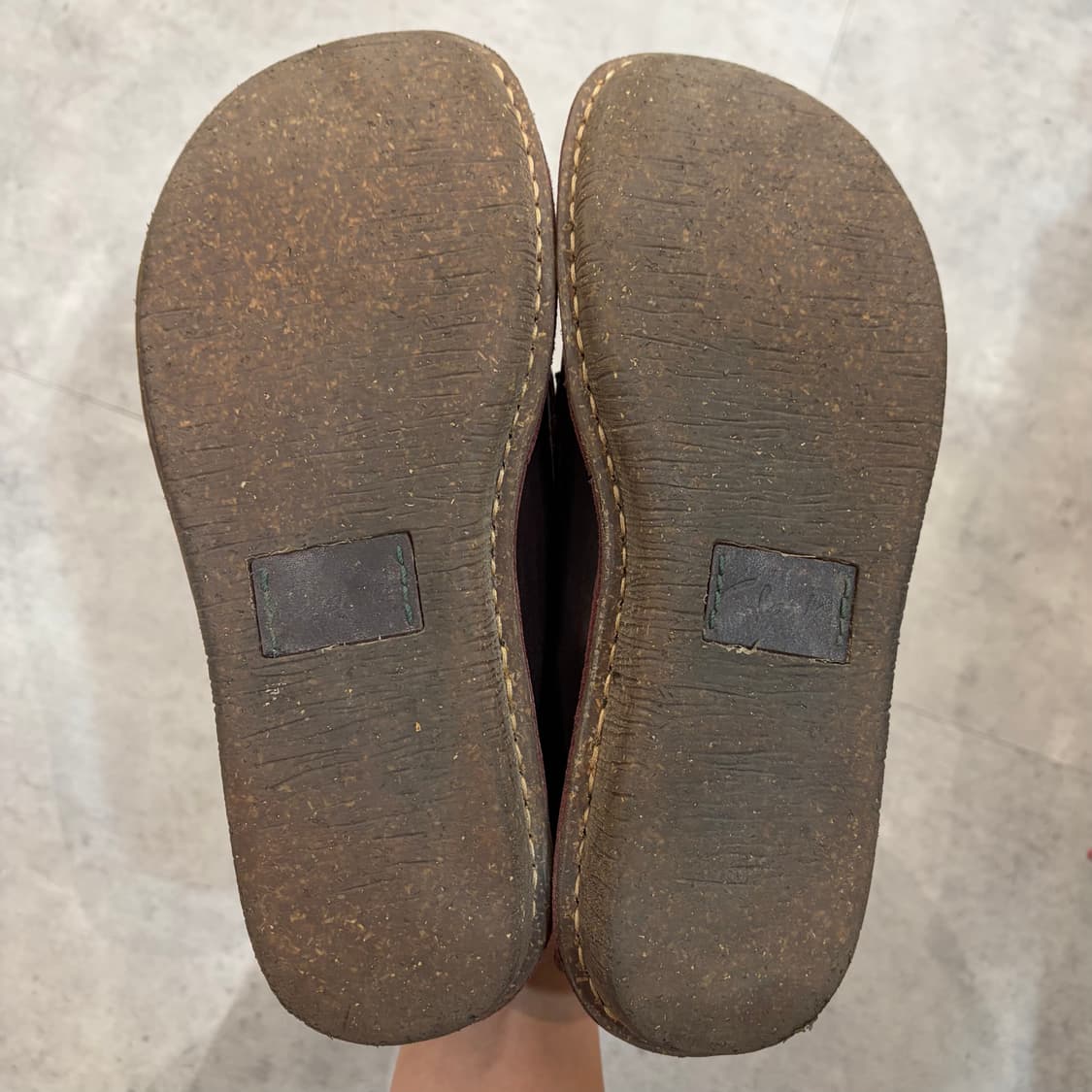 235 Clarks 클락스 컴포트 캐주얼 스니커즈 레더 슈즈 버건디 상품이미지8