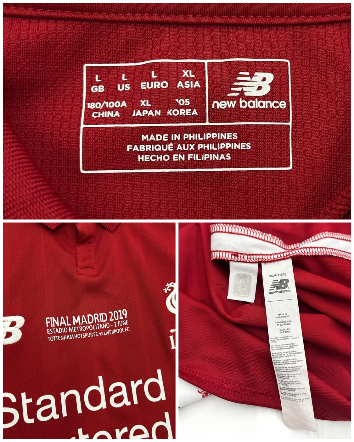 뉴발란스 18-19 리버풀 홈 챔스 파이널킷 모하메드 살라 상품이미지9