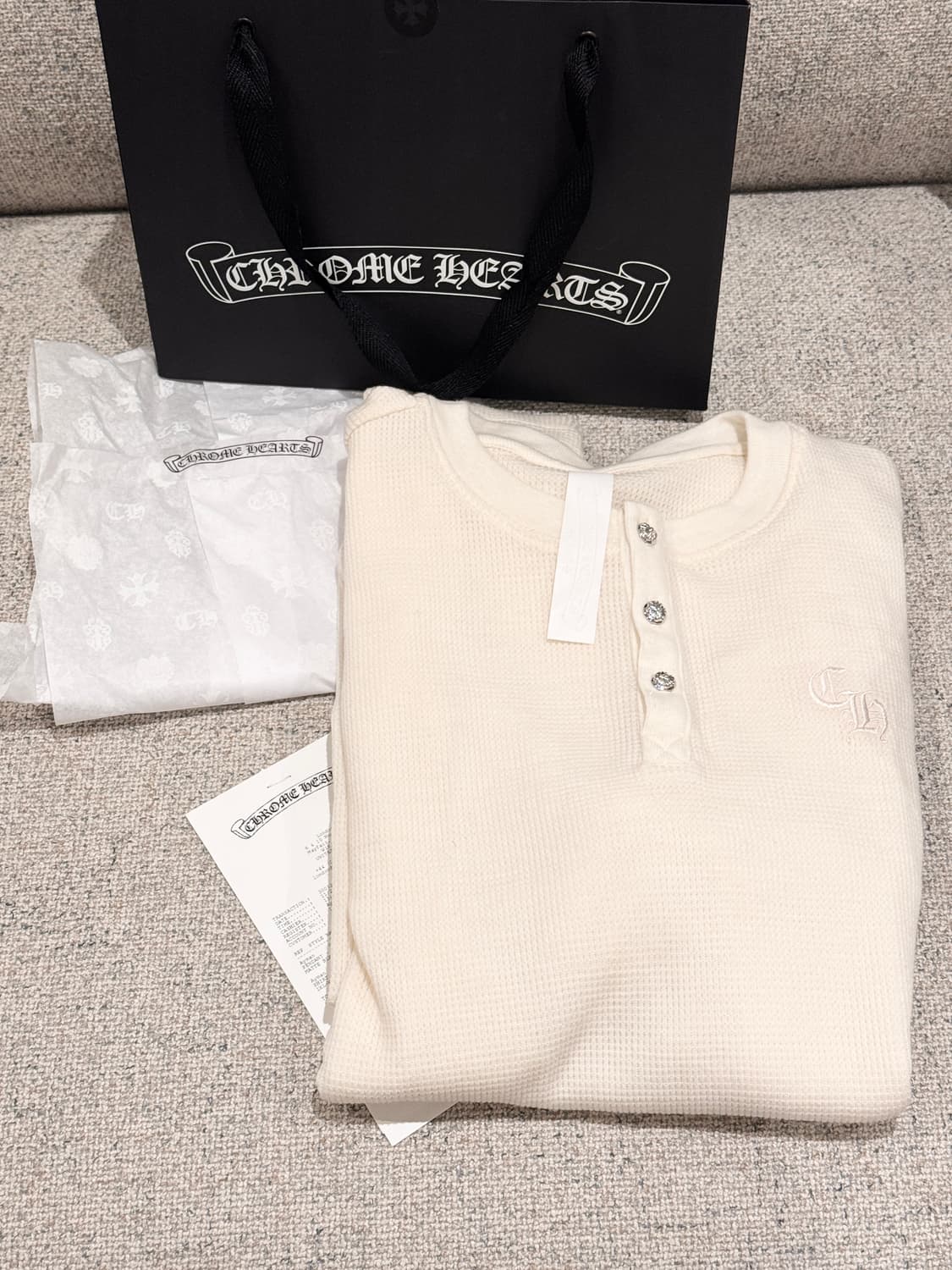 크롬하츠 자수 크로스볼 헨리넥 상품이미지1