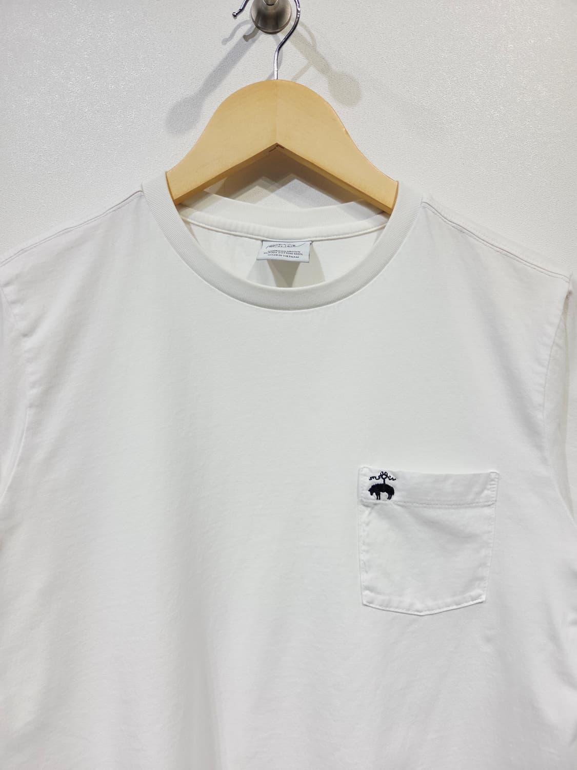 브룩스브라더스 골든플리스 수피마 코튼 포켓 반팔티 상품이미지3