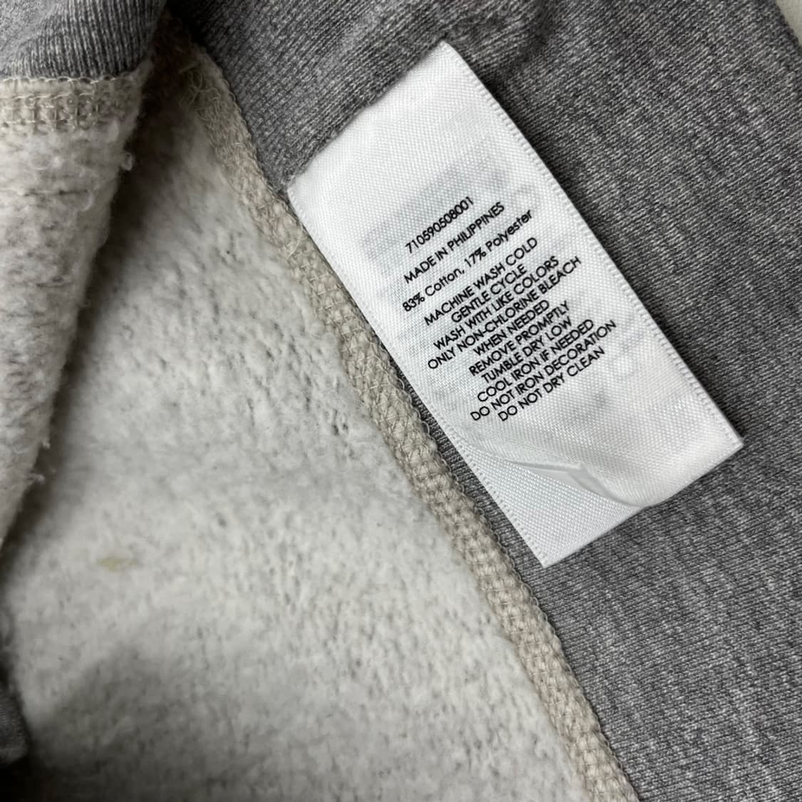 폴로 랄프로렌 블랙 패치로고 그레이 맨투맨 S 상품이미지6