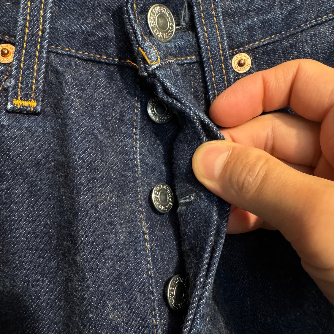 90s Levis 501 selvedge Denim 555 factory 상품이미지8