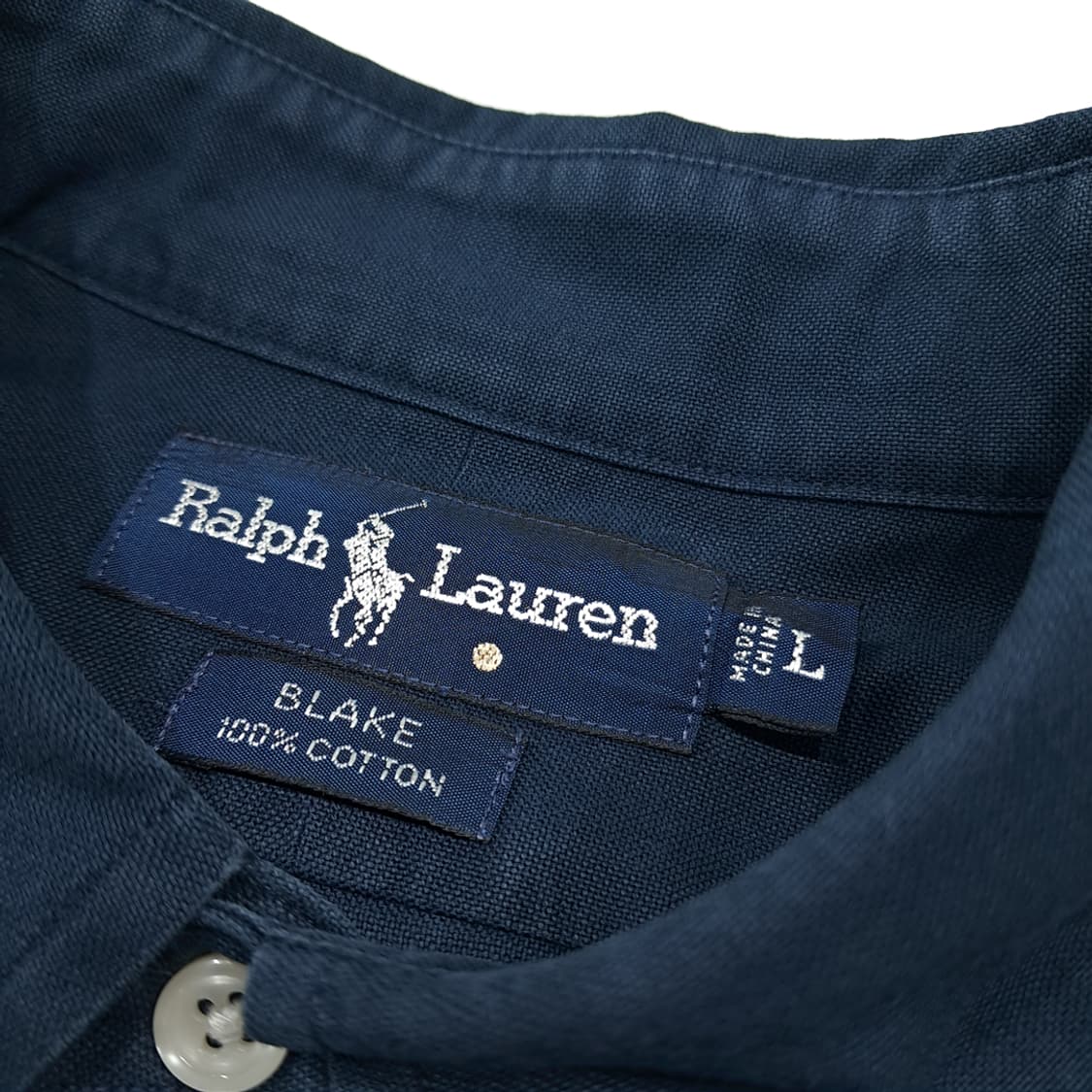 CK073 L 폴로 90s 레드포니 버튼다운 다크네이비 셔츠 남방 상품이미지3