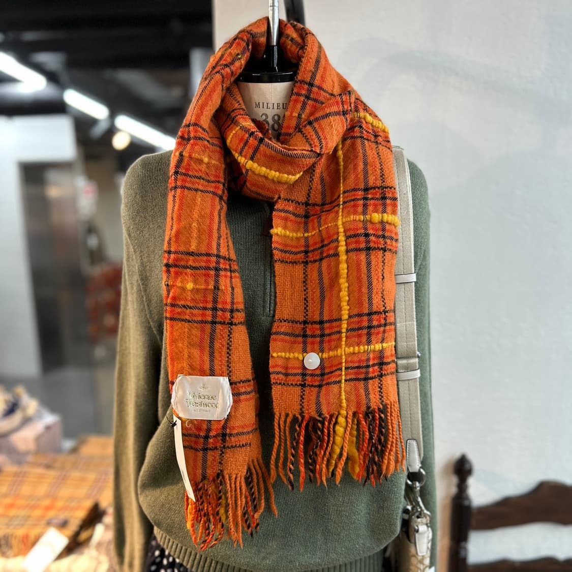 Vivienne Westwood Check Muffler 상품이미지6