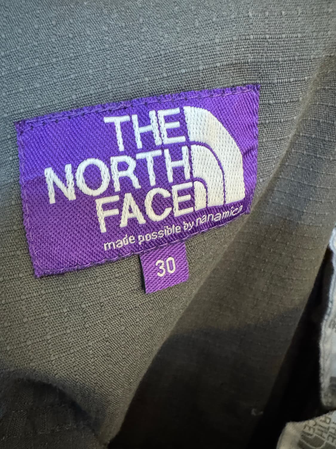 [30]노스페이스 퍼플라벨 립스탑 와이드 크롭 팬츠 그레이 상품이미지5