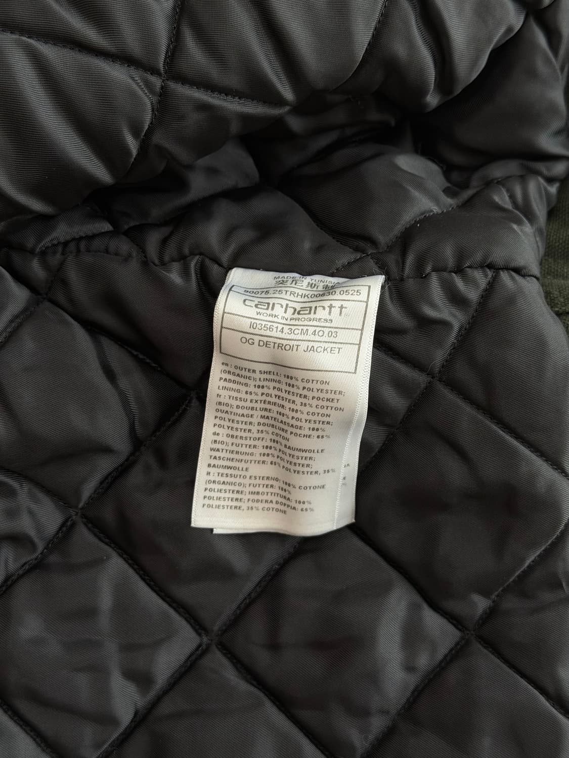 칼하트 WIP OG 디트로이트 자켓 올리브 XL 상품이미지6