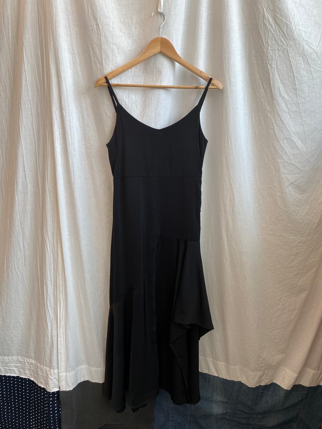 GRL 블랙 언발란스 민소매원피스(M) 상품이미지2