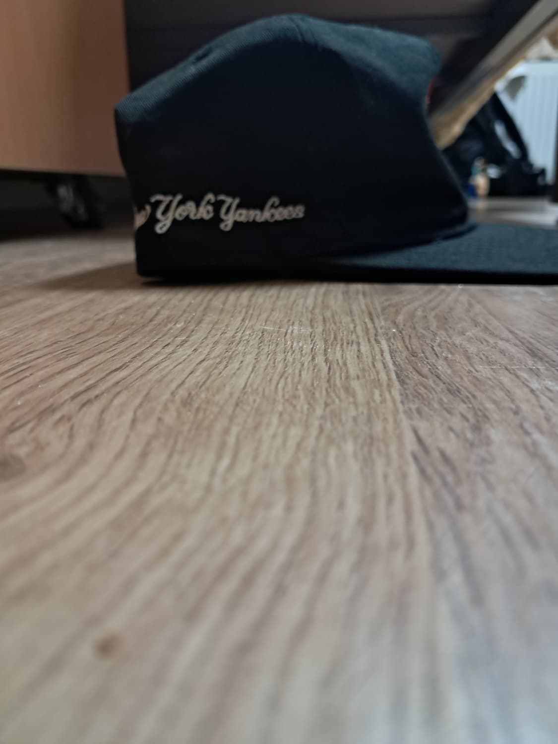 뉴에라 볼캡 MLB 뉴욕 양키스 베이직 체인 임브로이더리 스냅백 블랙 상품이미지3