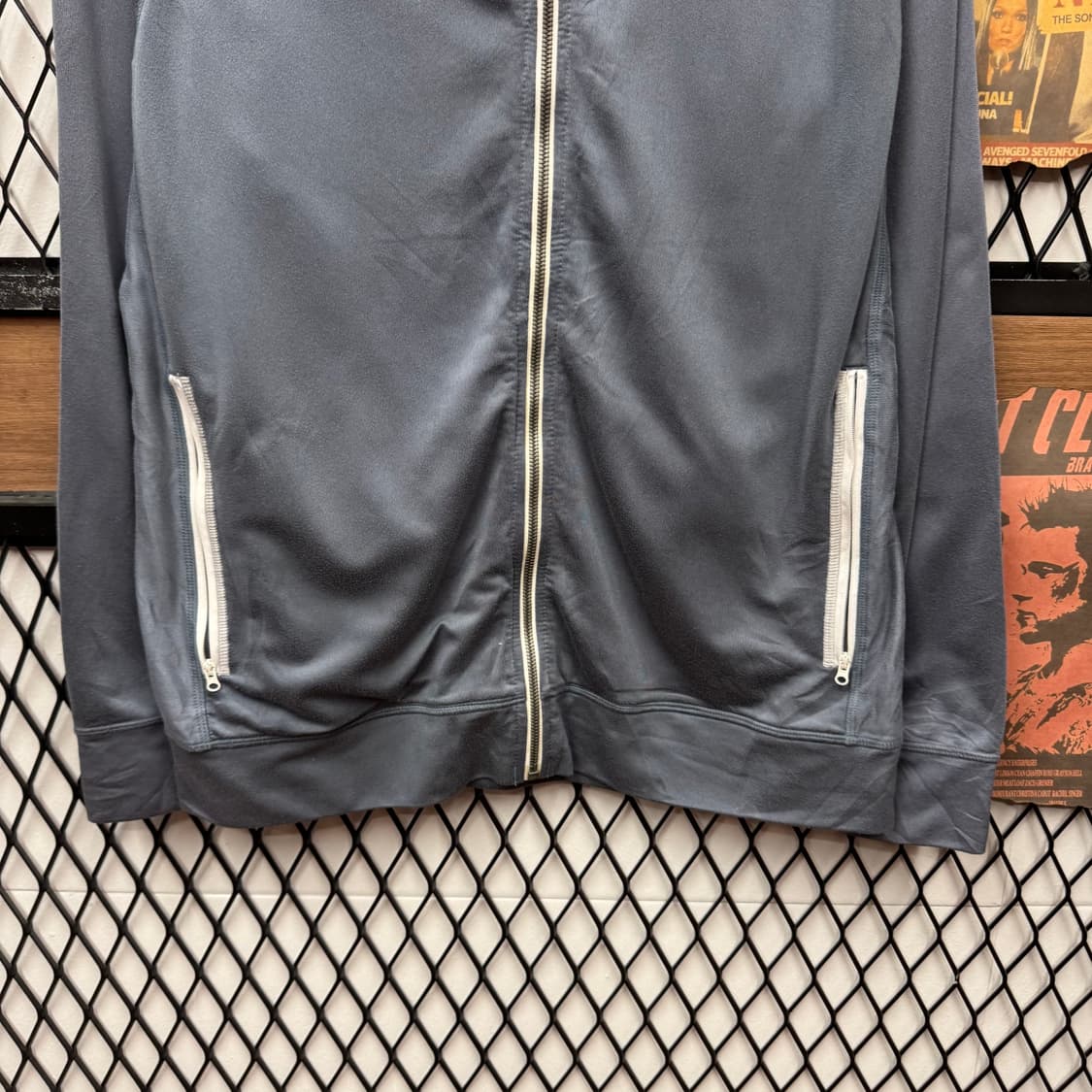 아디다스 유니폼 트랙 자켓 전면 PEI EC 로고 포인트 그레이 상품이미지4