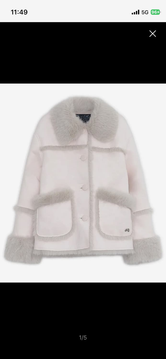 허그유어스킨 시어링 무스탕 자켓  상품이미지1