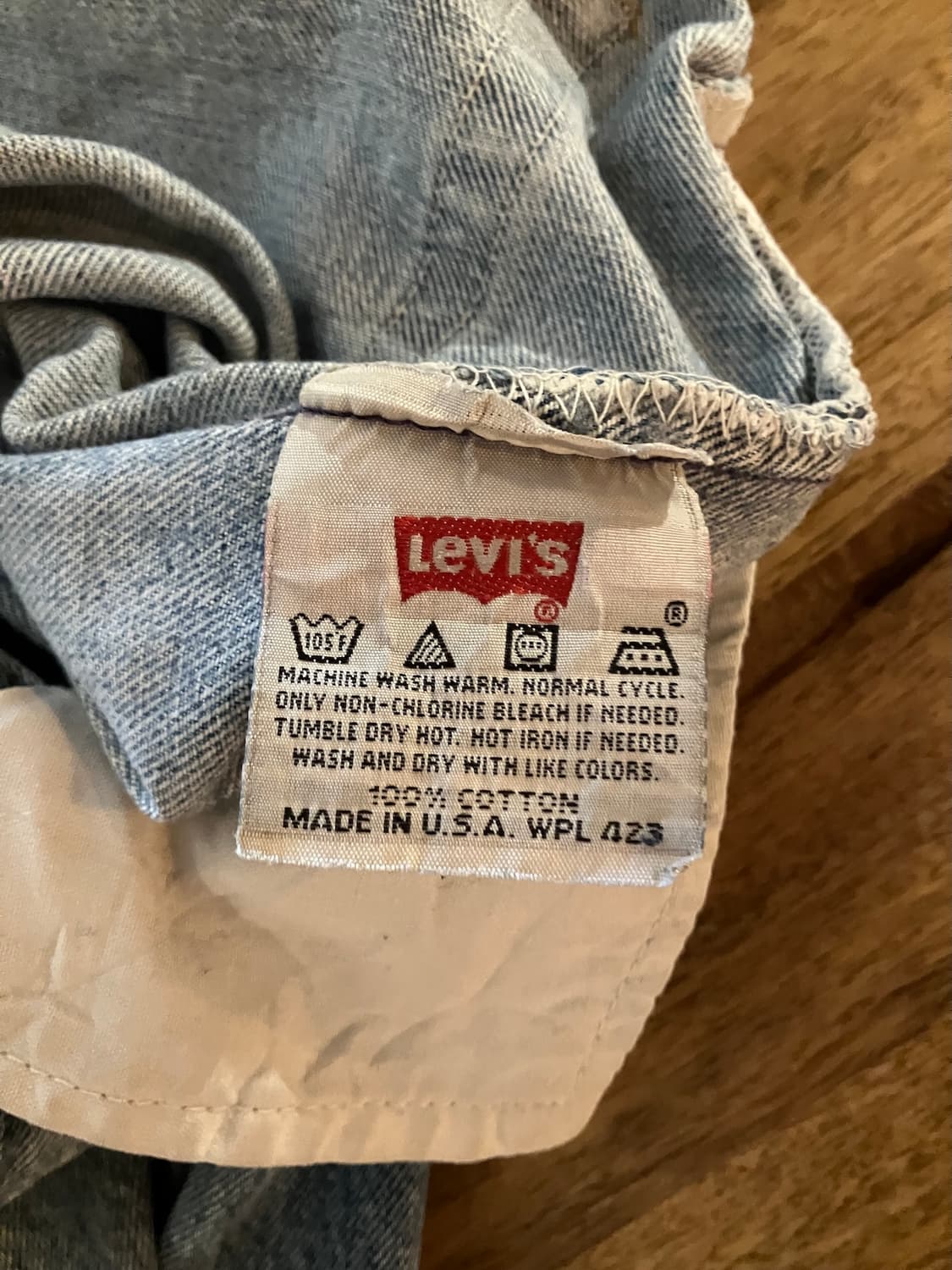90s USA 빈티지 리바이스 501 데님 팬츠 상품이미지9