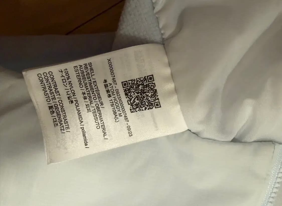 아크테릭스 아톰 후디 데이브레이크 L 상품이미지3