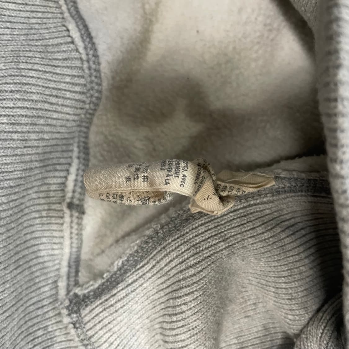 아베크롬비 피치 로고 후드집업 그레이 상품이미지5