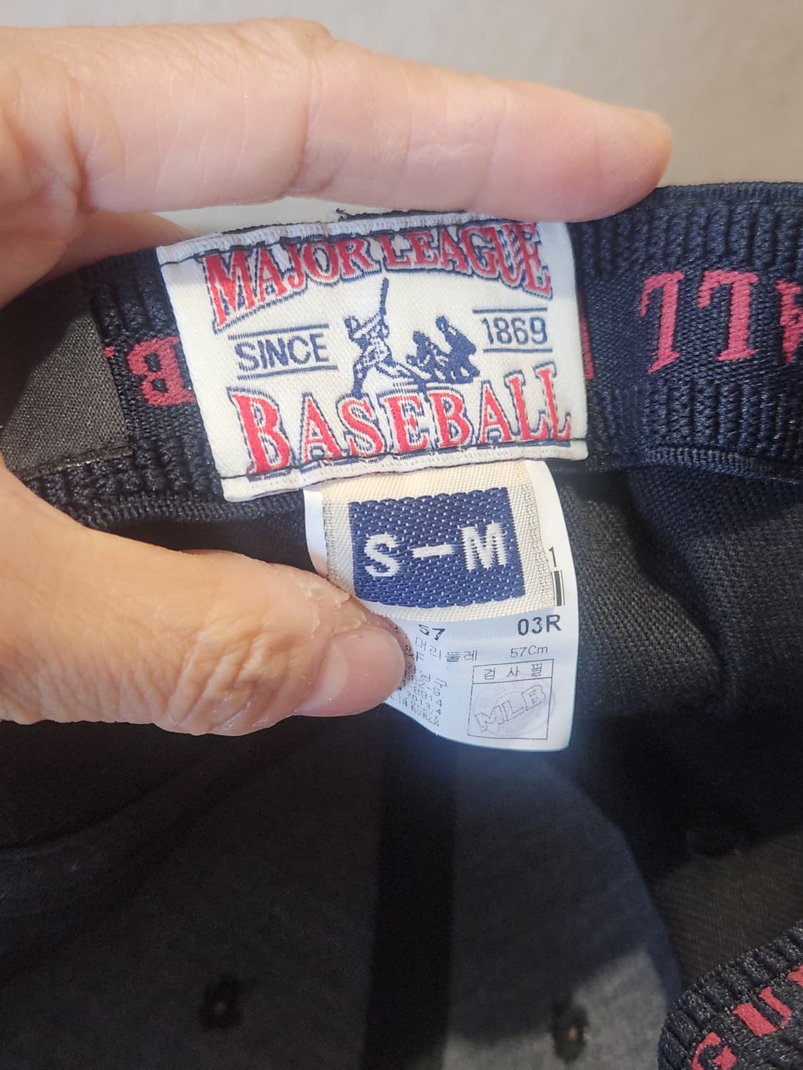 "스트릿 무드 확실! MLB 정품 모자 S-M(57)" 상품이미지7