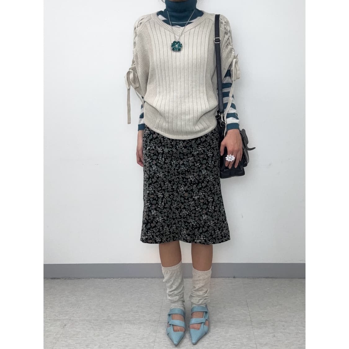 빈티지 꽃 목걸이 상품이미지6