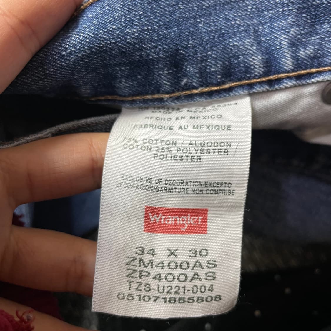 (34) 랭글러 중청 백카고 데님 팬츠 상품이미지6