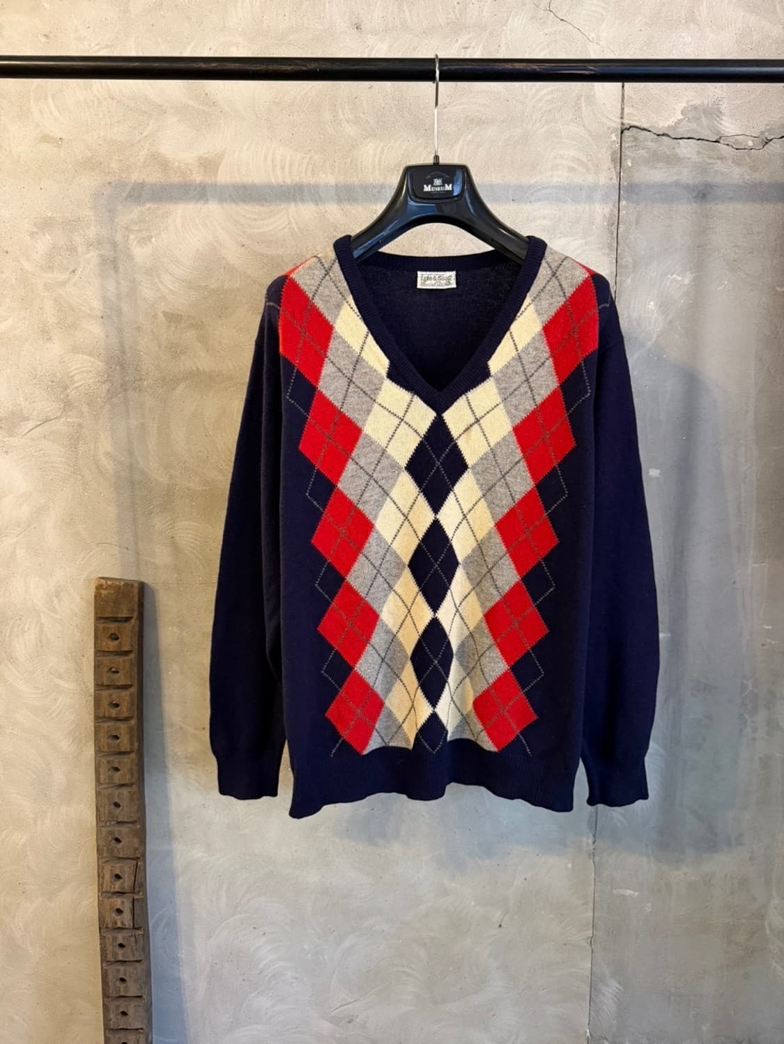 라일앤스콧 스코티쉬 아가일 니트 105 상품이미지1