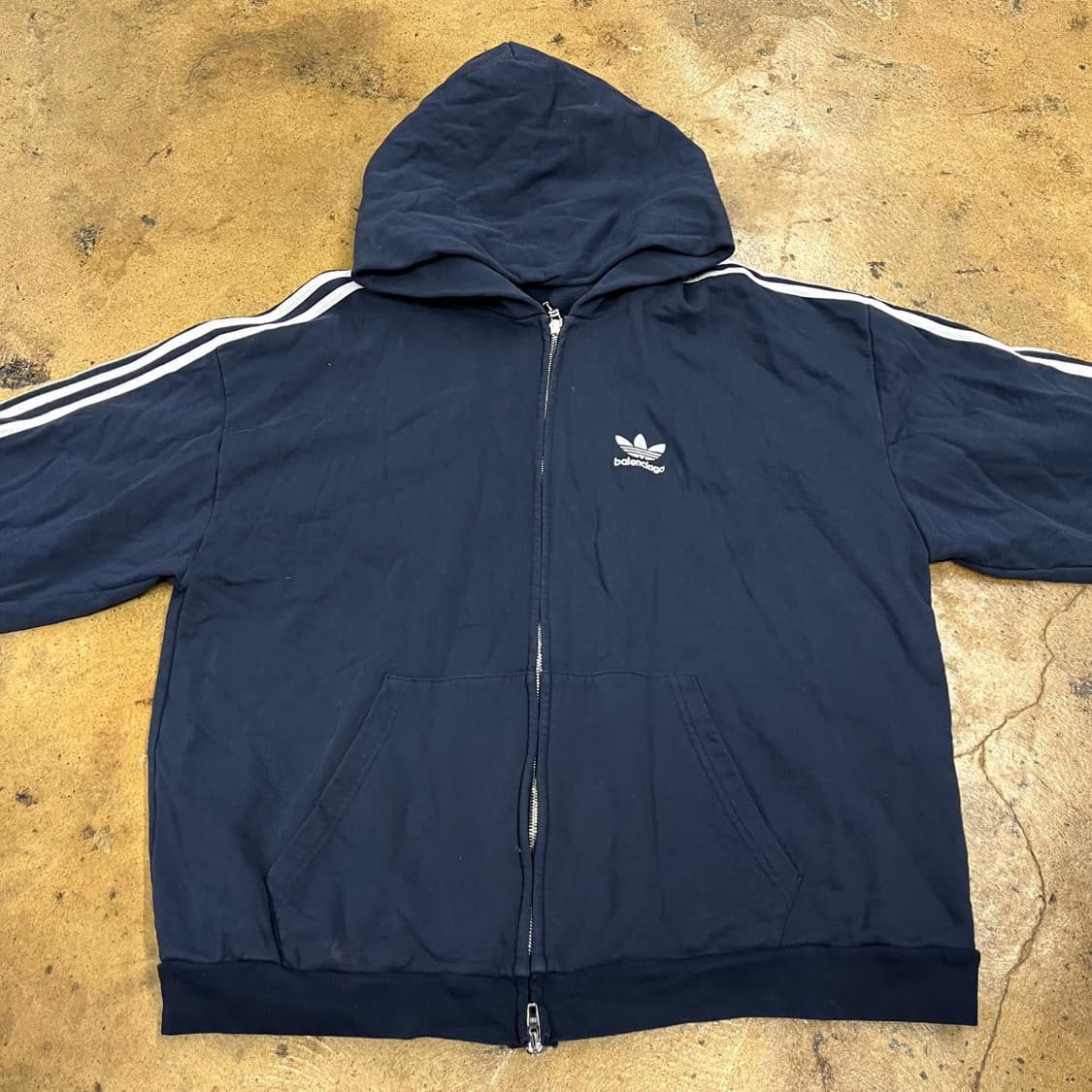 아디다스 발렌시아가 네이비 후드집업  상품이미지3