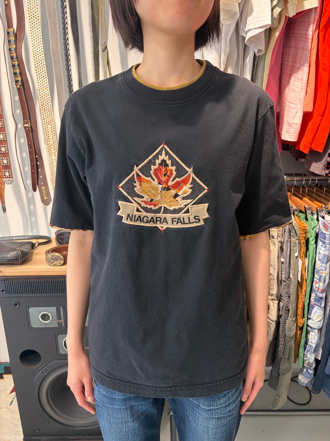 Niagara Falls 그래픽 반팔 티셔츠 S 상품이미지1