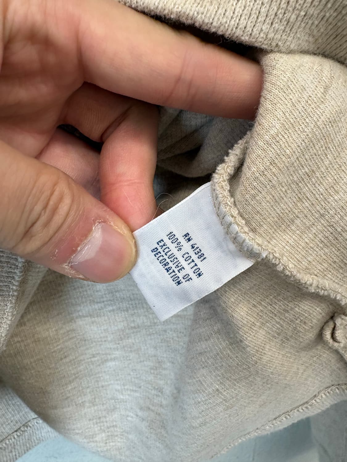 폴로랄프로렌 코튼 반집업 니트 아이보리 상품이미지7